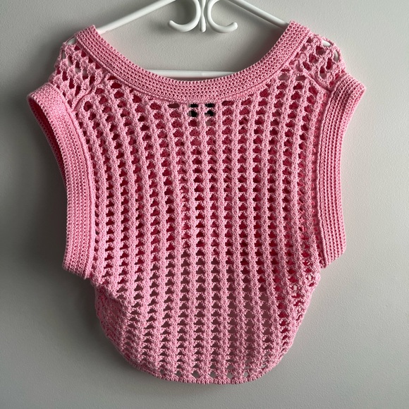 BDG Leigh Cropped Sweater Vest - Picture 3 of 4